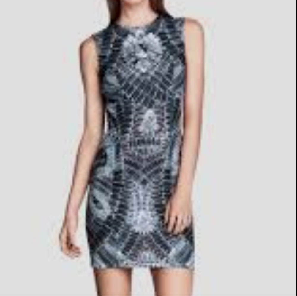 H&M Daimond And Jewels Print Sheath Party Dress